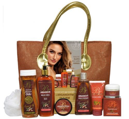 Vivaco Body Tip Luxusní dárková taška kosmetiky s arganovým olejem