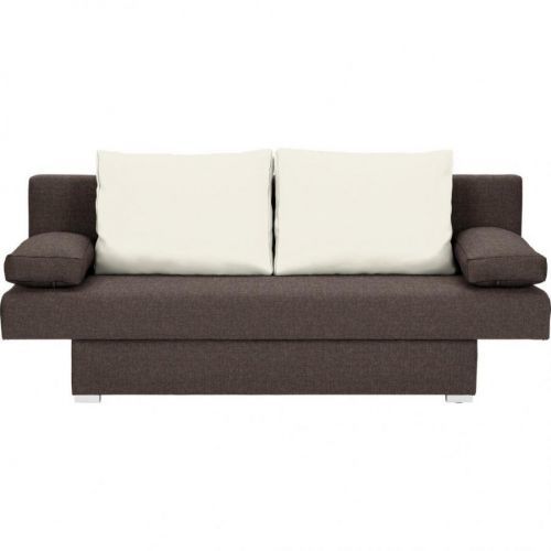 Carryhome ROZKLÁDACÍ POHOVKA, textil, hnědá, přírodní barvy