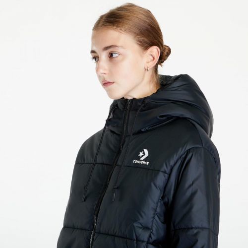 Converse Short Puffer Jacket Black L