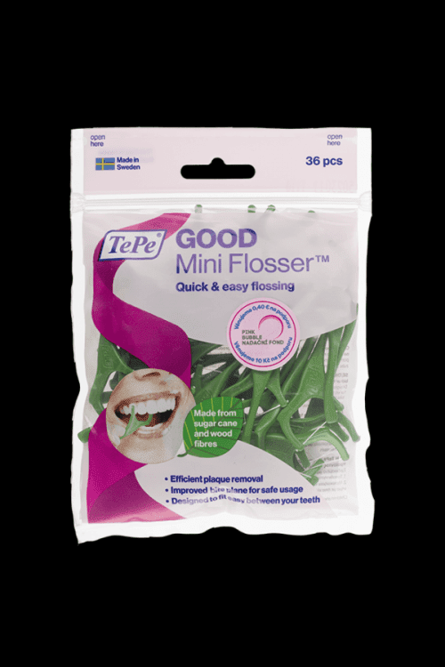 TePe GOOD Mini Flosser, 36 ks, limitovaná edice Pink Ribbon