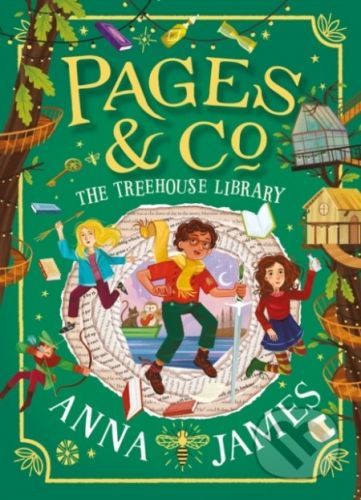 Pages & Co.: The Treehouse Library - Anna James, Marco Guadalupi (ilustrátor)