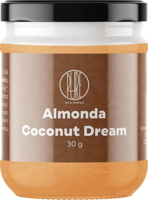 BrainMax Pure Almonda, Mandlový krém s kokosem, 30 g