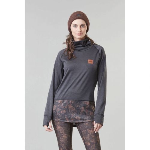 MIKINA PICTURE Blossom Grid WMS - černá - L