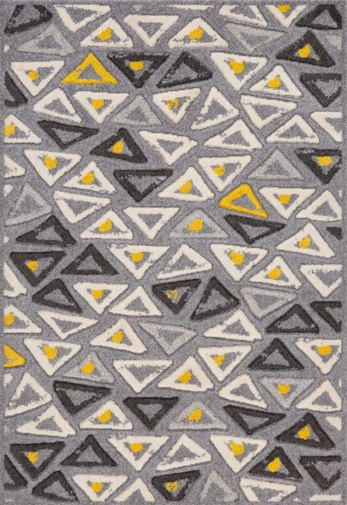 Oriental Weavers koberce Kusový koberec Portland 54/RT4E - 67x120 cm Šedá