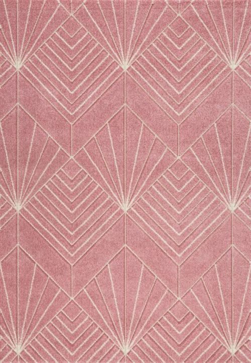 Oriental Weavers koberce Kusový koberec Portland 58/RT4R - 67x120 cm Růžová
