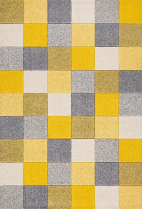 Oriental Weavers koberce Kusový koberec Portland 1923/RT44 - 67x120 cm Žlutá