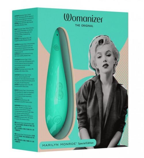 Womanizer Marilyn Monroe Special - cordless clitoral stimulator (turquoise)
