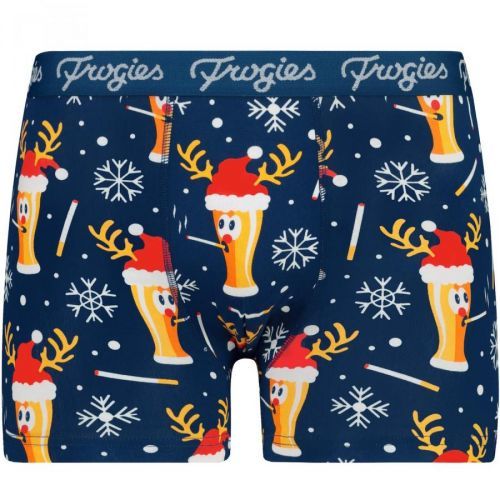 Pánské boxerky Smoke beer navy Frogies Christmas