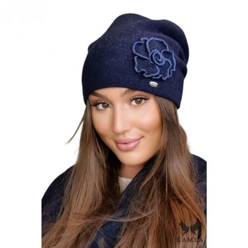 Kamea Woman's Hat K.22.039.12 Navy Blue