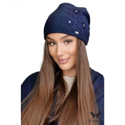 Kamea Woman's Hat K.22.034.12 Navy Blue