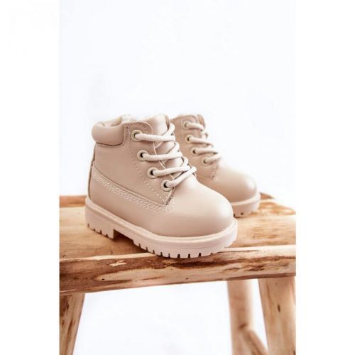 Children's Warm Trappers Boots Light beige Dexter