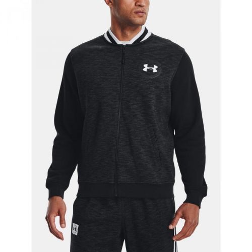 Under Armour Mikina UA Essential Heritage Flc FZ-BLK - Pánské