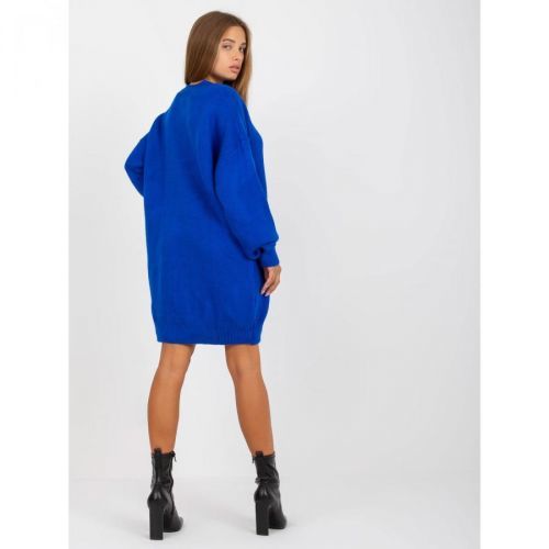 Cobalt knitted oversize dress RUE PARIS