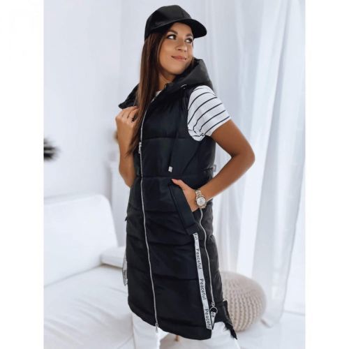 Women's quilted vest SKYLER black Dstreet TY3196