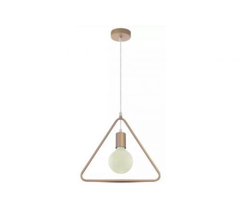 Lustr na lanku 1xE27/60W/230V trojúhelník