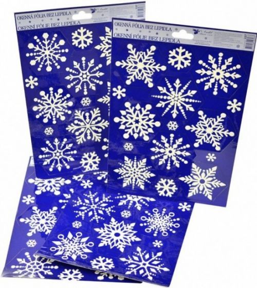 Anděl Okenní fólie - Vločky se sněhem - 337