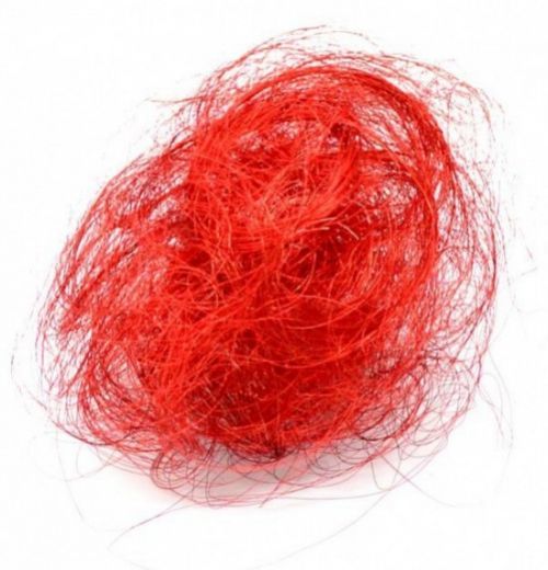 Andělské vlasy - červené - hladké 25 g - 1928-03