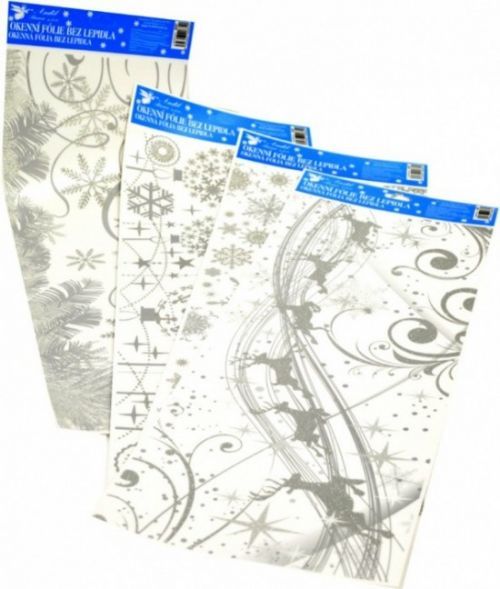 Anděl Okenní fólie - Zamrzlý šedý pruh - 437