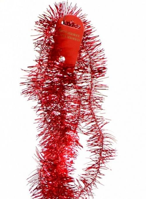 Anděl Vánoční řetěz - červený 200 cm - 5520-03