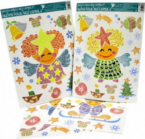 Anděl Okenní fólie - Veselé obrázky z linek 448