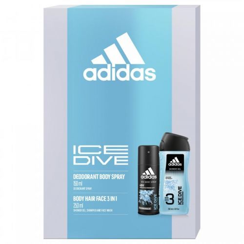 Adidas Ice Dive - deodorant ve spreji 150 ml + sprchový gel 250 ml