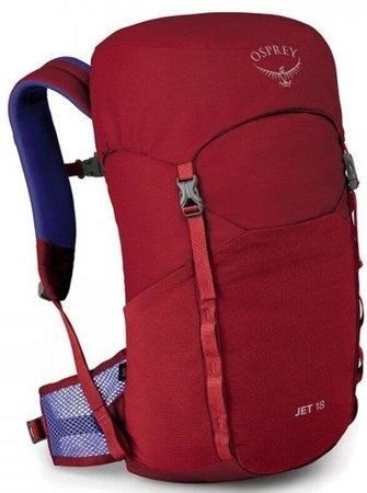Osprey Dětský outdoorový batoh Jet 18 II, cosmic, red, univerzální