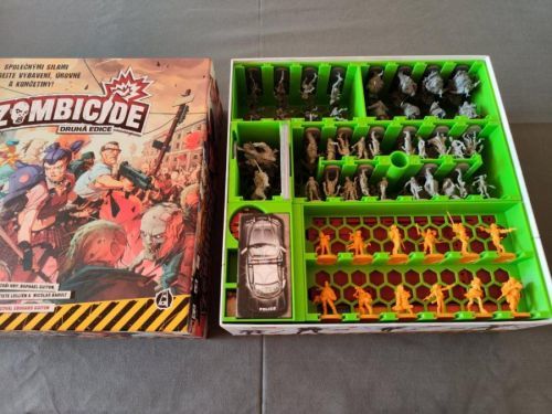 inserty.cz Zombicide 2nd Edition - Insert (černý)