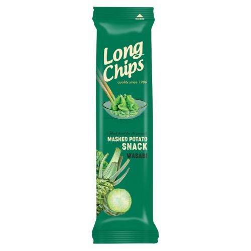 LONG CHIPS Bramborový snack wasabi 75 g