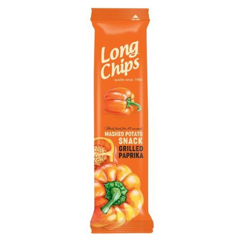 LONG CHIPS Bramborový snack grilovaná paprika 75 g