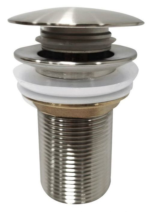 SAPHO AURUM umyvadlová výpust 5/4“, click-clack, broušený nerez ND-AU400