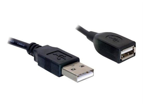 Delock 82457 USB 2.0, prodlužující A-A samec/samice, 13cm
