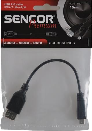 SENCOR SCO 513-001 USB A/F-Micro B/M,OTG