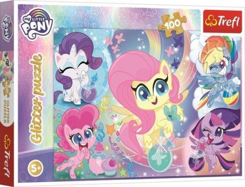 TREFL Třpytivé puzzle My little Pony 100 dílků