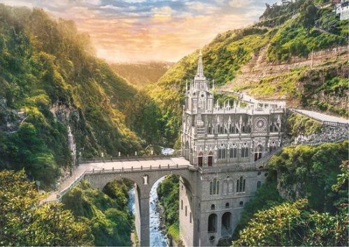 TREFL Puzzle Svatyně Las Lajas, Kolumbie 1000 dílků