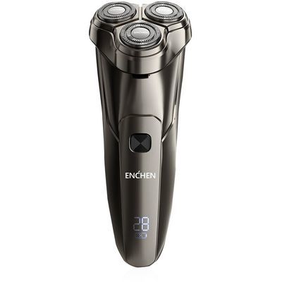 Xiaomi Enchen Steel 3S, elektrický holící strojek na vousy, s displejem, stříbrná