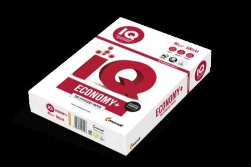 IQ ECONOMY+ papír A4, 80g/m2, 1x500listů - VYSOKÁ KVALITA, VYSOKÁ BĚLOST, IQECOPLUSP480