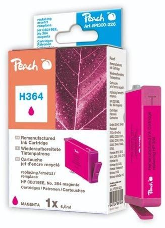 Inkoustová náplň Peach HP No. 364, 6,2 ml kompatibilní - červená, 313792