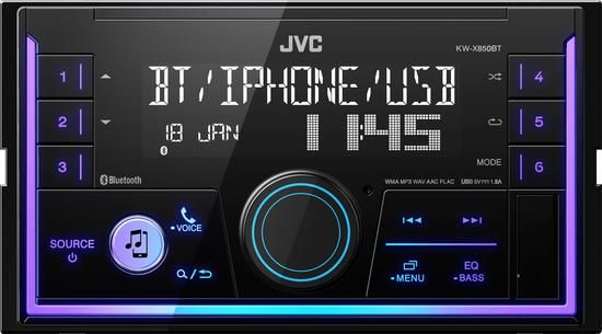 JVC KW-X850BT 2DIN AUTORÁD. S USB/MP3/BT