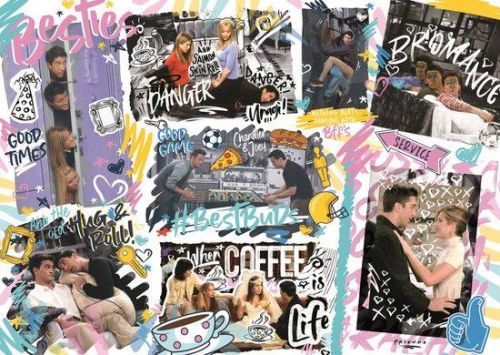 TREFL Puzzle Přátelé: Koláž 500 dílků