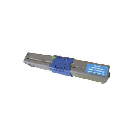 Toner 44973535 kompatibilní azurový pro OKI C301dn/C321dn/MC332/MC342 (1500str./5%), 10370