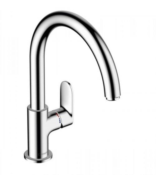 Dřezová baterie Hansgrohe Vernis Blend M35 s otočným ramínkem chrom 71870000