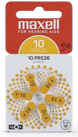 MAXELL AZ10/PR536 ZINK AIR 6PK