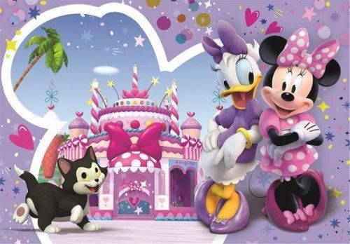 CLEMENTONI Puzzle Myška Minnie: Dort k narozeninám 30 dílků