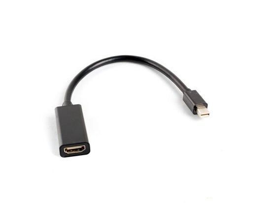 LANBERG DISPLAYPORT MINI(M) 1.2->HDMI(F) ADAPTER CABLE 20CM BLACK