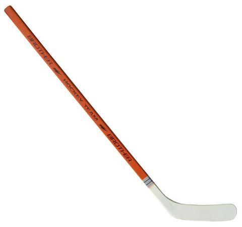 ACRA H3322-LE Hokejka s plastovou čepelí 115cm - levá - oranžová