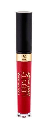 Max Factor Tekutá matná rtěnka Lipfinity Velvet Matte (Lipstick) 4 ml 025, 3,5ml, Red, Luxury