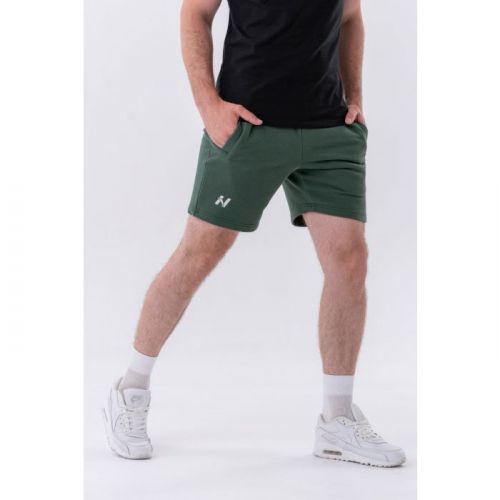 Pánské šortky Relaxed-fit Dark Green L - NEBBIA