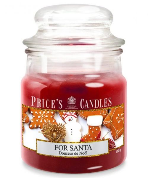 PRICE'S MINI svíčka ve skle For Santa - hoření 30h