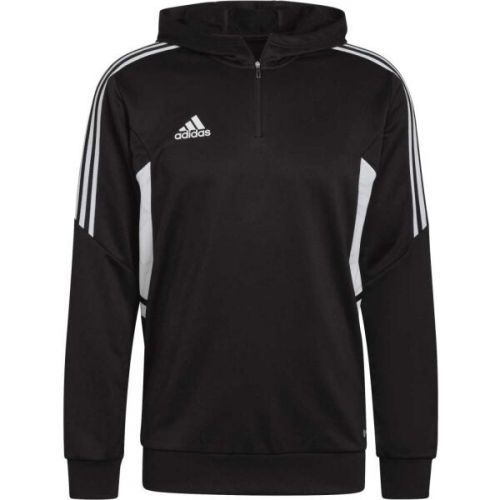 adidas CON22 TK HOOD Pánská fotbalová mikina, černá, velikost XXXL