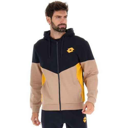 Lotto ATHLETICA PLUS II SWEAT FZ HD Pánská mikina, tmavě modrá, velikost L